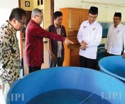 Peresmian Loka Alih Teknologi Penyehatan Danau LIPI, Maninjau, Sumatera Barat